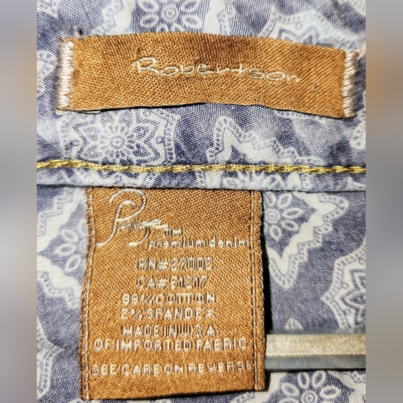 Paige Robertson Flare Womens Jeans 28 x 32 Distressed Stretch Bootcut USA Made - Picture 3 of 10